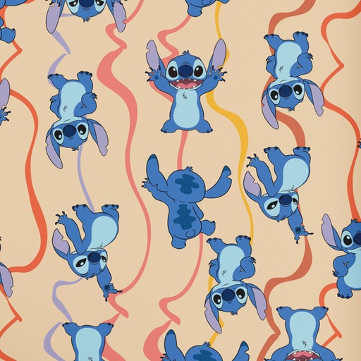 [0AK01002] PAPEL PARA REGALO MURESCO KRAFT 70X100 X10 STITCH MUSIC