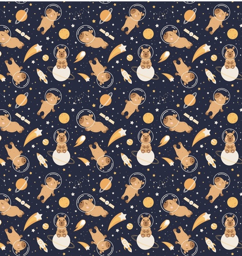 [0AF01377] PAPEL PARA REGALO MURESCO KRAFT 70X100 X10 CAPI ESPACIO