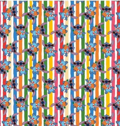 [0AF01401] PAPEL PARA REGALO MURESCO KRAFT 70X100 X10 STITCH LEI