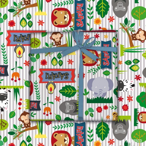 [0FC3353012] BOBINA MURESCO PAPEL DE REGALO 35x200 ZOOLOGICO