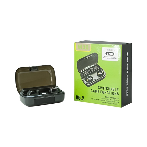 [A030] AURICULARES BLUETOOTH POWERBANK M30