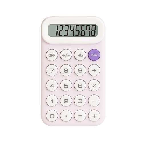 [EM10LI] CALCULADORA DELI PORTABLE M10 8 DIGITOS LILA