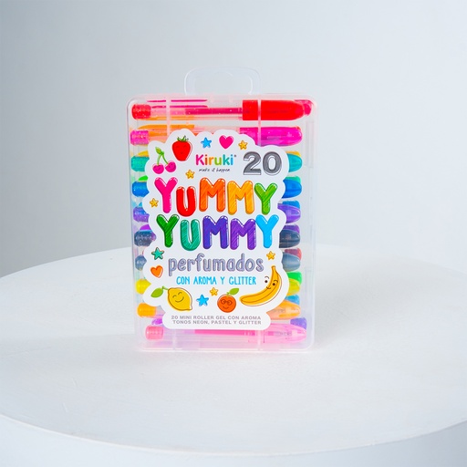 [144007] BOLIGRAFO KIRUKI MINI PERFUMADOS X 20 COLORES SURTIDOS