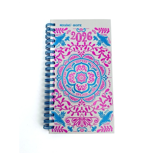[1409103] AGENDA MOOVING POCKET ESPIRALADA HOPE