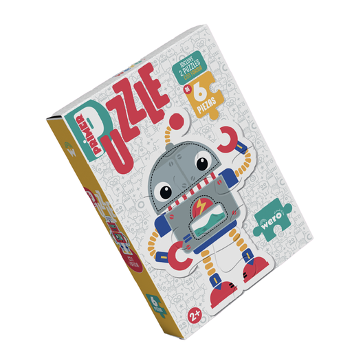 [WE4202] PUZZLE WERO CON FORMA X 6 PIEZAS VARIOS MOTIVOS