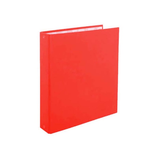 [203700-R] CARPETA EZCO 3X40 FORRADA ROJO