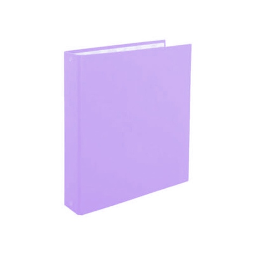 [203700-LP] CARPETA 3X40 EZCO FORRADA LILA PASTEL