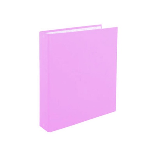 [203700-RP] CARPETA 3X40 EZCO FORRADA ROSA PASTEL