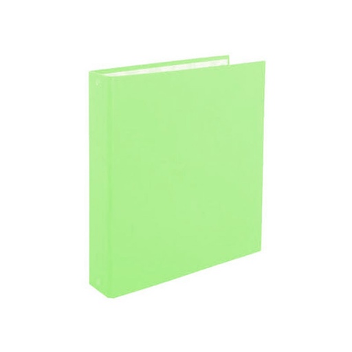 [203700-VP] CARPETA 3X40 EZCO FORRADA VERDE PASTEL
