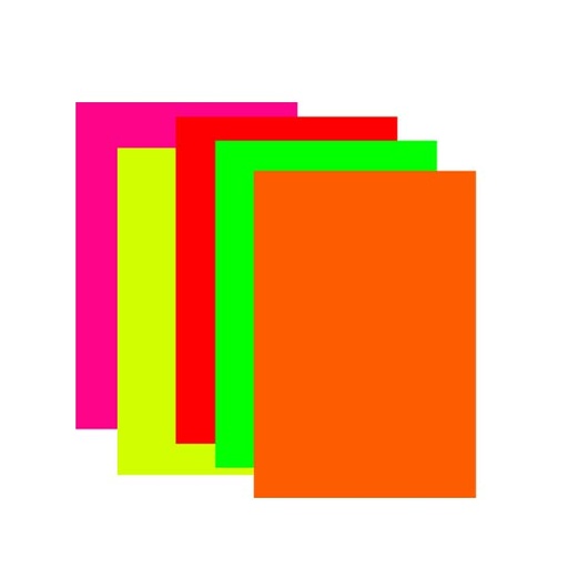 AFICHE LUMA FLUO X 20 HOJAS (VARIOS COLORES)