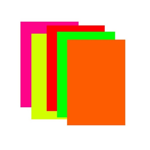 CARTULINA ESCOLAR LUMA FLUO X 10 HOJAS (VARIOS COLORES)