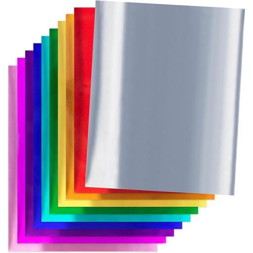 CARTULINA ESCOLAR LUMA METAL X 10 HOJAS (VARIOS COLORES)