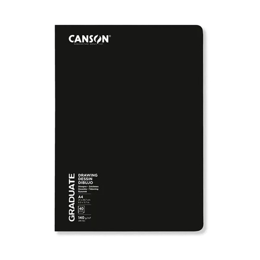 [C31200L052] LIBRETA CANSON GRADUATE A4 21x29.7cm 40 HOJAS DE 140g