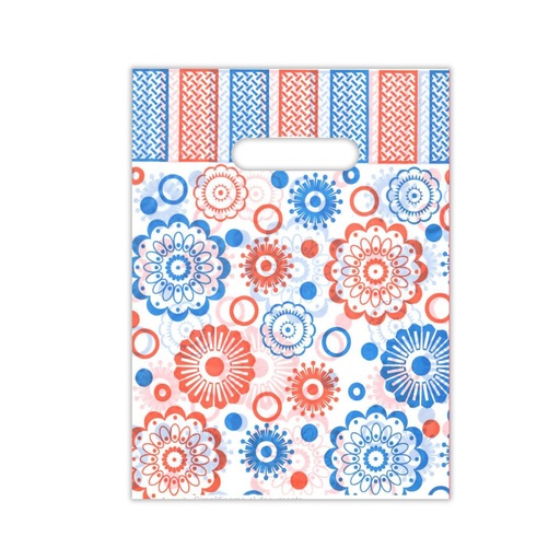 [0691-002589] BOLSA RIÑON 20X30 MANDALAS NARANJA X50