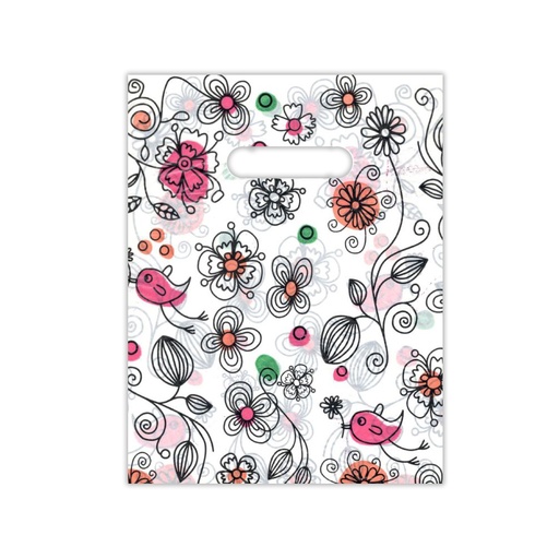 [0691-33666] BOLSA RIÑON 20X30 PAJARITO X50