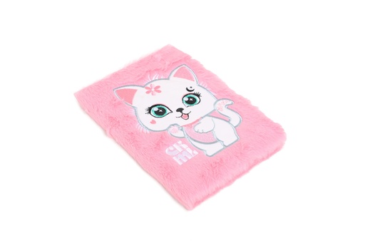 [BT226] LIBRETA CHIMOLA A5 PELUCHE CAT