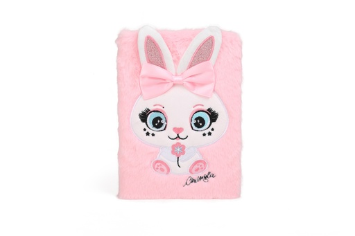 [BT228] LIBRETA CHIMOLA A5 PELUCHE BUNNY