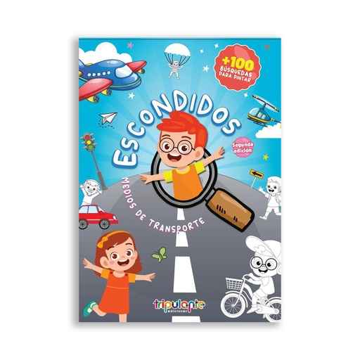 [9789878981055] LIBRO PARA COLOREAR ESCONDIDOS TRANSPORTES