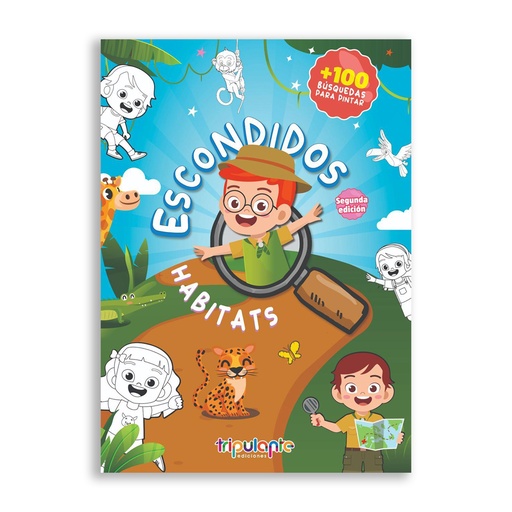 [9789878981062] LIBRO PARA COLOREAR ESCONDIDOS HABITATS