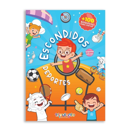 [9789878981079] LIBRO PARA COLOREAR ESCONDIDOS DEPORTES