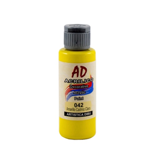 ACRILICO AD 60 ml AMARILLO (VARIOS TONOS)