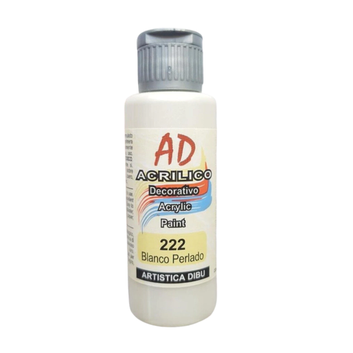 ACRILICO AD 60 ml PERLADO (VARIOS TONOS)