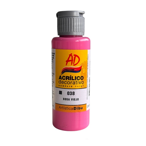 ACRILICO AD 60 ml ROSA (VARIOS TONOS)