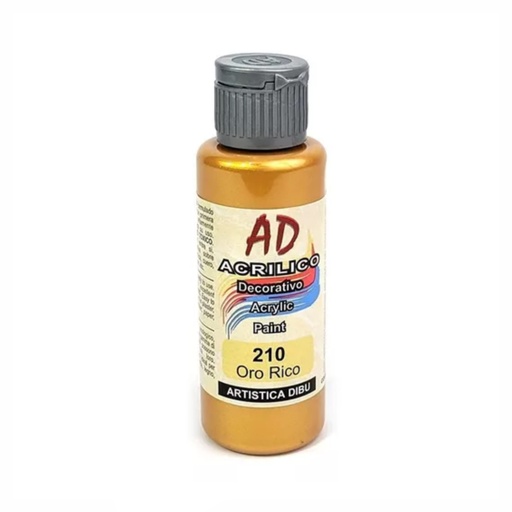 ACRILICO AD 60 ml ORO (VARIOS TONOS)