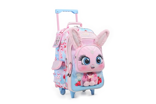 [BT302] MOCHILA CHIMOLA CON CARRO 18''BUNNY