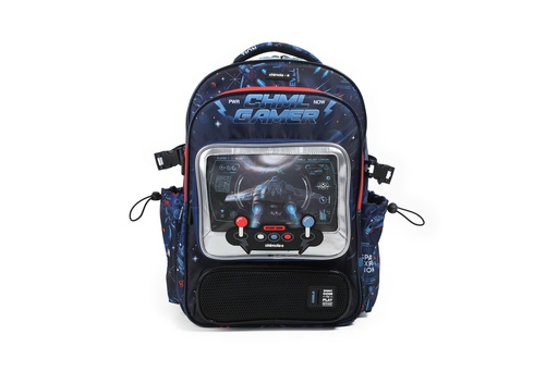[FS126] MOCHILA CHIMOLA GAMER ESPALDA 17''NAVE BLUE