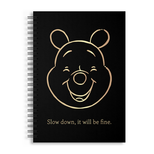 [702129-W] CUADERNO EZCO + DISNEY A4 TAPA DURA DOBLE ESPIRAL 80 HOJAS RAYADAS WINNIE POOH