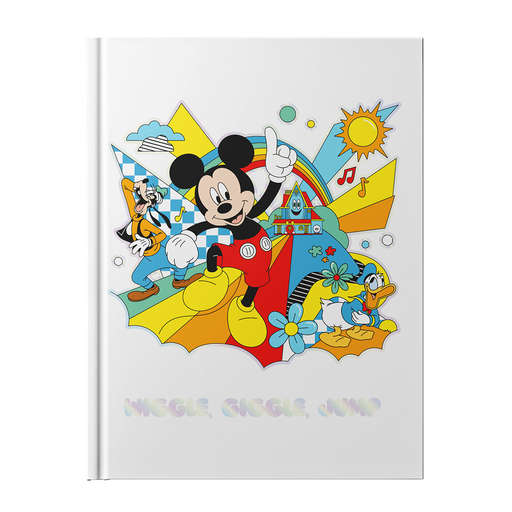 [701421-M] LIBRETA EZCO + DISNEY A5 TAPA DURA COSIDA 64 HOJAS RAYADAS MICKEY & FRIENDS
