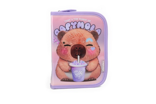 [BT340] CARTUCHERA CHIMOLA RIGIDA PERSONAJES CAPYMOLA