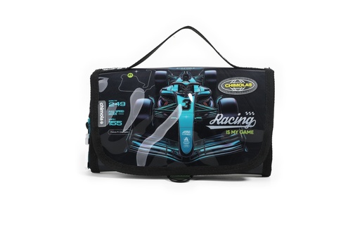 [BT358] CARTUCHERA CHIMOLA DESPLEGABLE PERSONAJES RACING CAR