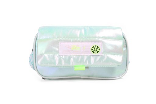 [FS137] CARTUCHERA CHIMOLA PUFFY AND SHINY AQUA