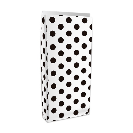 [44401550] SOBRE BOLSA RP LUNARES NEGROS X10 16X6X36CM