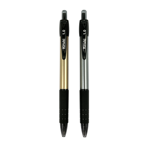 [110008] BOLIGRAFO KIRUKI RETRACTIL TRAZO MEDIO TINTA NEGRO X 24 SMART