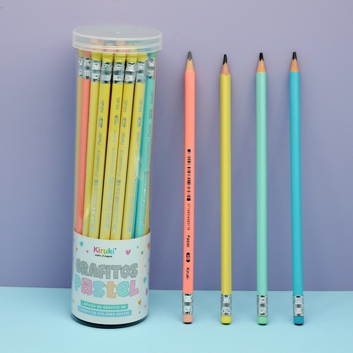 [600009] LAPIZ GRAFITO KIRUKI X36 PASTEL