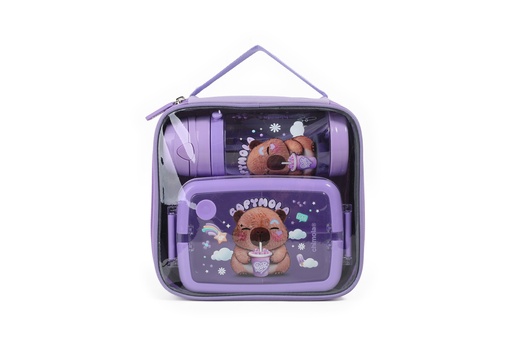 [BZ144] LUNCH BOX SET CHIMOLA CAPYMOLA