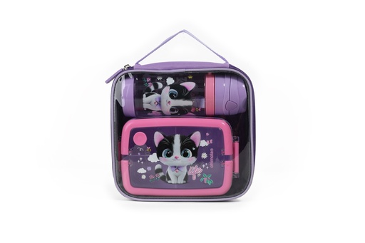 [BT145] LUNCH BOX SET CHIMOLA CAT
