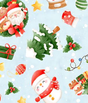 [7041] PAPEL PARA REGALO MAG 70X100 X 10 NAVIDAD CHRISTMAS SANTA