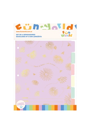 [202332] SEPARADOR ESCOLAR FW CON LENGUETA X6 MINIMAL