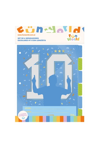 [202358] SEPARADOR ESCOLAR FW CON LENGUETA X6 JUGADORES