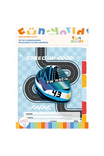 [202362] SEPARADOR ESCOLAR FW CON LENGUETA X6 RACE