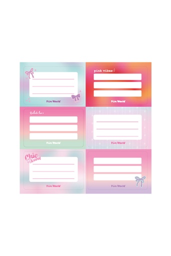 [202555] ETIQUETAS FW PASTEL 2 PLANCHAS X6