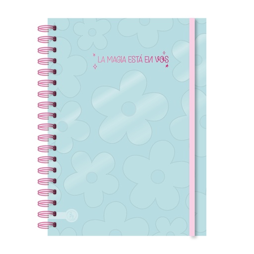 [1100] CUADERNO RY A5 15X21 ANILLADO 80 HOJAS PASTEL 1100