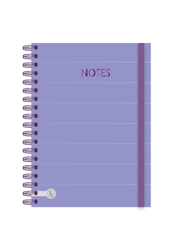 [1072] CUADERNO RY A5 15X21 ANILLADO 80 HOJAS MIX CUADROS 1072