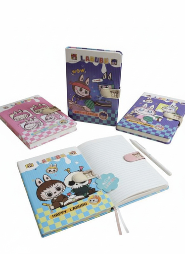 [CTDP001] CUADERNO CON BROCHE IMANTADO PUFFER VARIOS PERSONAJES
