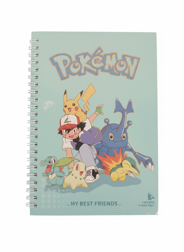 [A5-8104] CUADERNO ANILLADO TAPA FLEXIBLE POKEMON 8104
