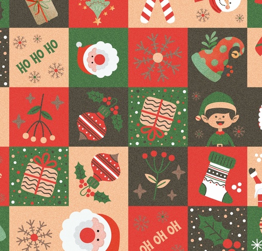 [0AF01419] PAPEL PARA REGALO MURESCO 70X100 X10 NAVIDAD VINTAGE